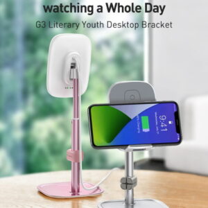 Baseus Literary Youth Desktop Bracket Telescopic + Wireless Charging