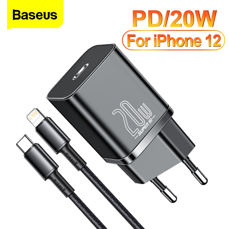 Baseus-PD-20W-Fast-Charging-USB-C-Charger-For-iPhone-12-Pro-Max-Dual-USB-Quick