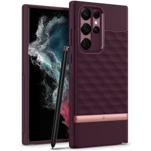 Galaxy-S22-Ultra-Parallax-Protective-Case-by-Caseology-–-Burgundy