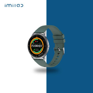 Xiaomi Mi Imilab Kw66 Smartwatch Silver Dial (Green+Black) Dual Strap