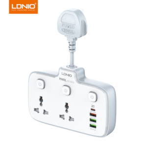 LDNIO SC2413 White Power Extension