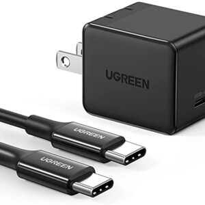 UGREEN 25W PD Wall Charger USB C Super Fast Charger with 6.6FT USB C to USB C Fast Charging Cable