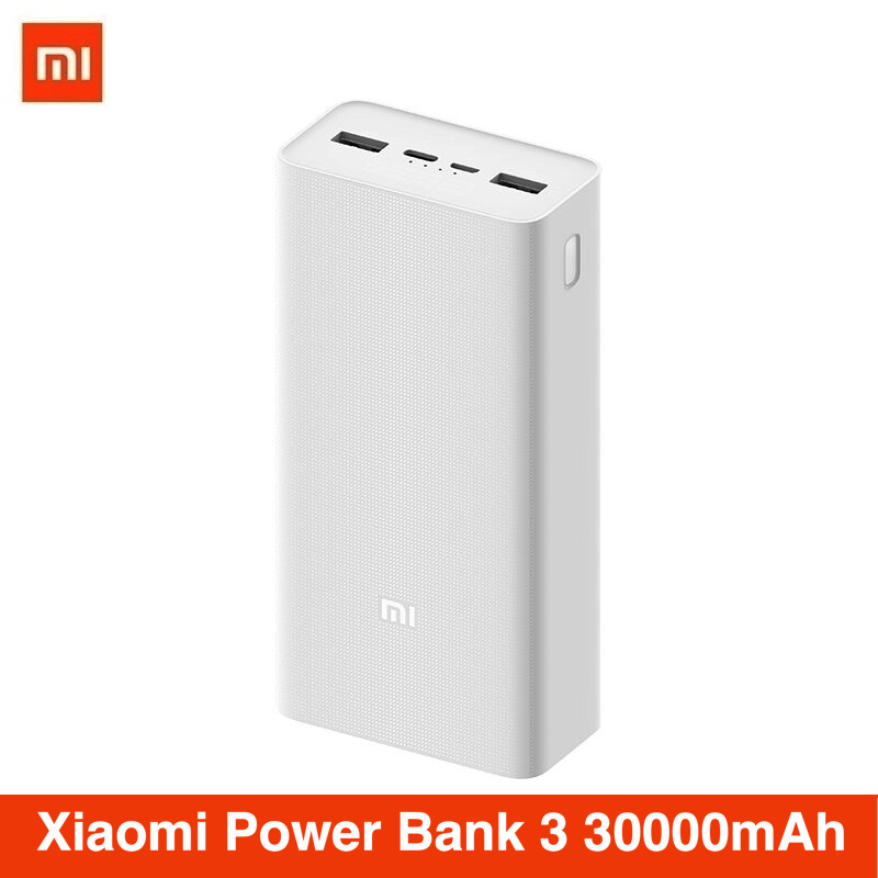 Xiaomi Powerbank 3 30000mAh PB3018ZM 3 USB Type C 18W Fast Charging